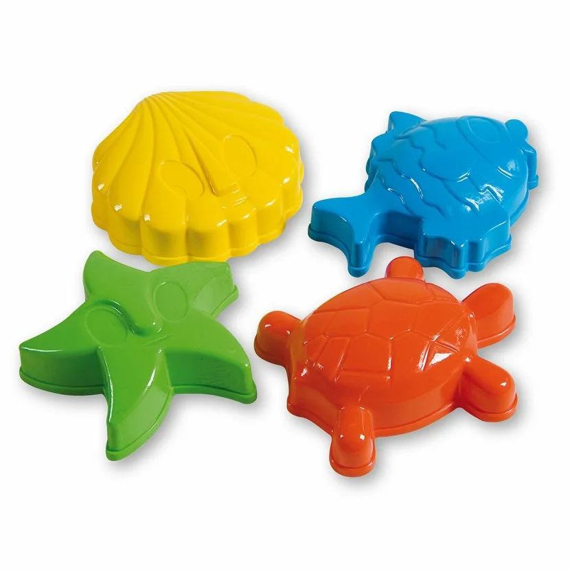 Androni Tvořítka na písek - mořský svět - bábovičky - 4 ks