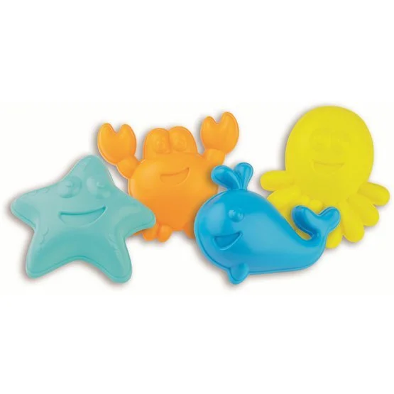 Androni Tvořítka na písek - mořský svět - bábovičky - 4 ks