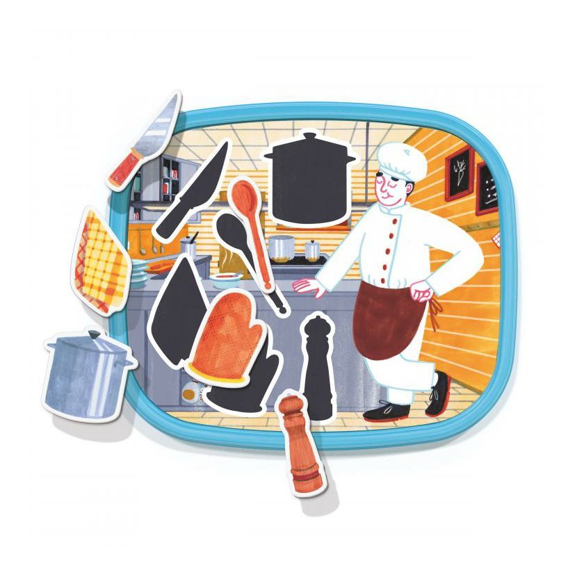 Quercetti Montessori Works Magnetic sorting lotto – magnetické loto