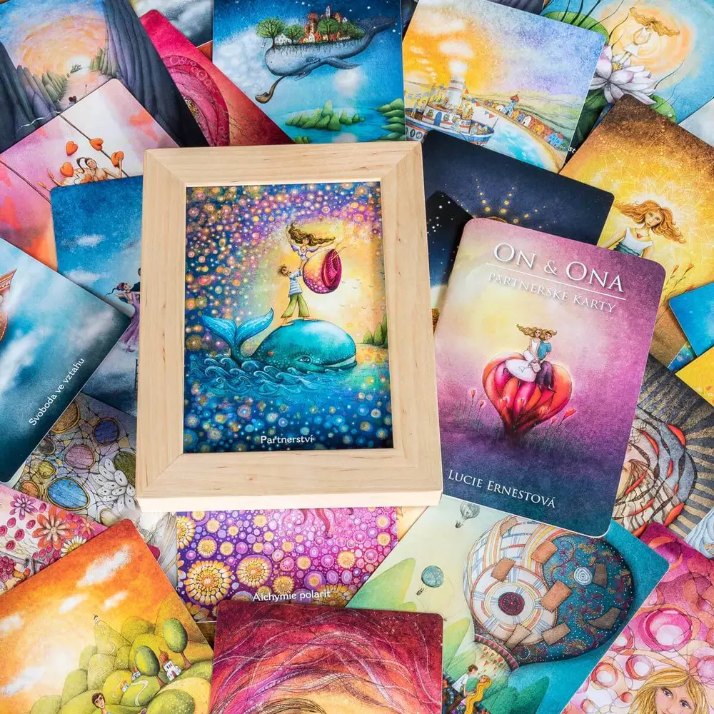 Lucie Ernestová - Partnerské karty On a Ona v rámečku