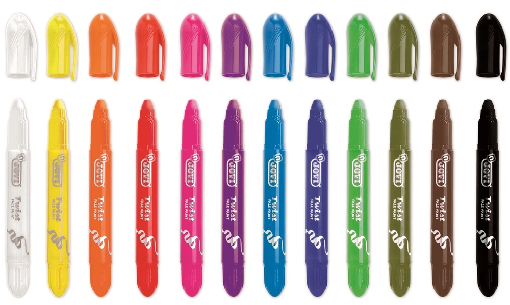 JOVI TWIST - barvy na obličej BÍLÁ