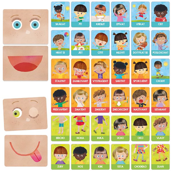 Flashcards Emotions and Actions Montessori CS
