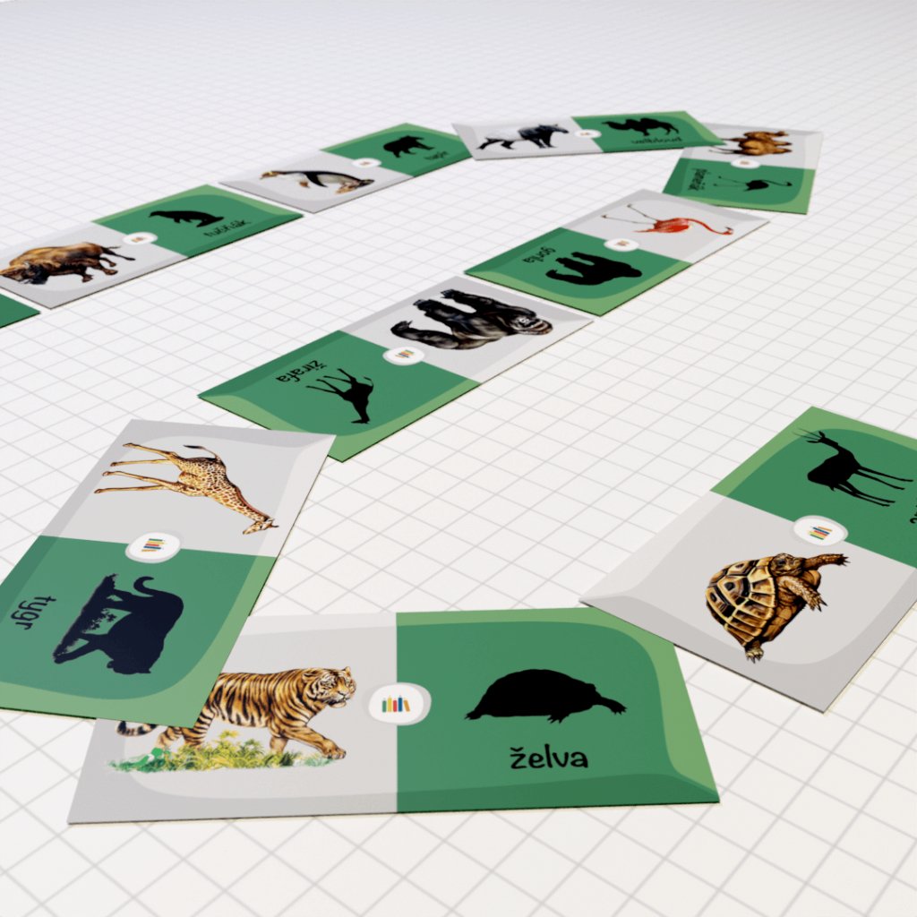 Domino - Siluety zvířat - od 6 let