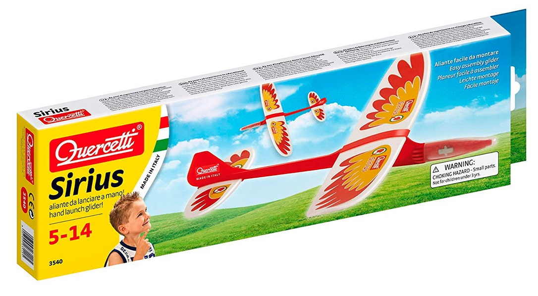 Házecí kluzák - Letadlo Quercetti Sirius 3540