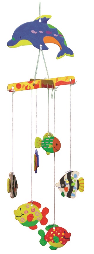 Dřevěné puzzle houpací závěs 20 x 15 cm