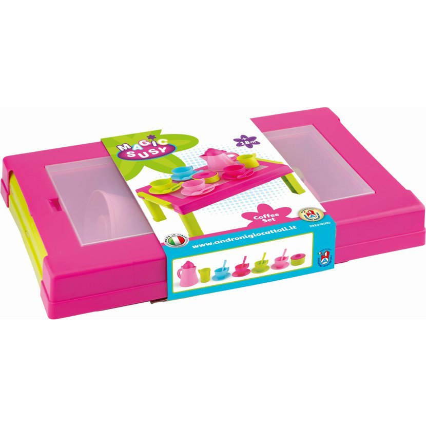 Androni Kávová souprava se skládacím stolečkem 2 v 1 - 17 dílů