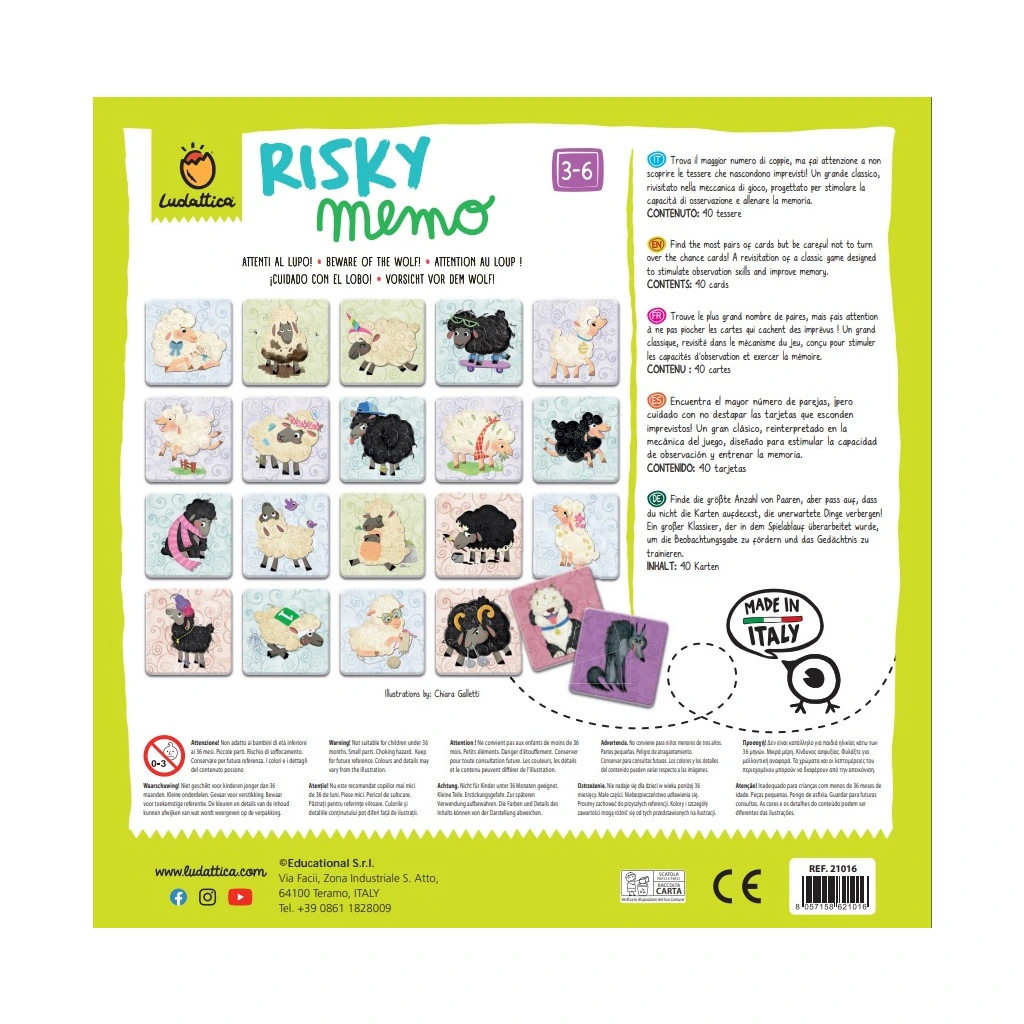 LUDATTICA Pozor na vlka - karetní hra