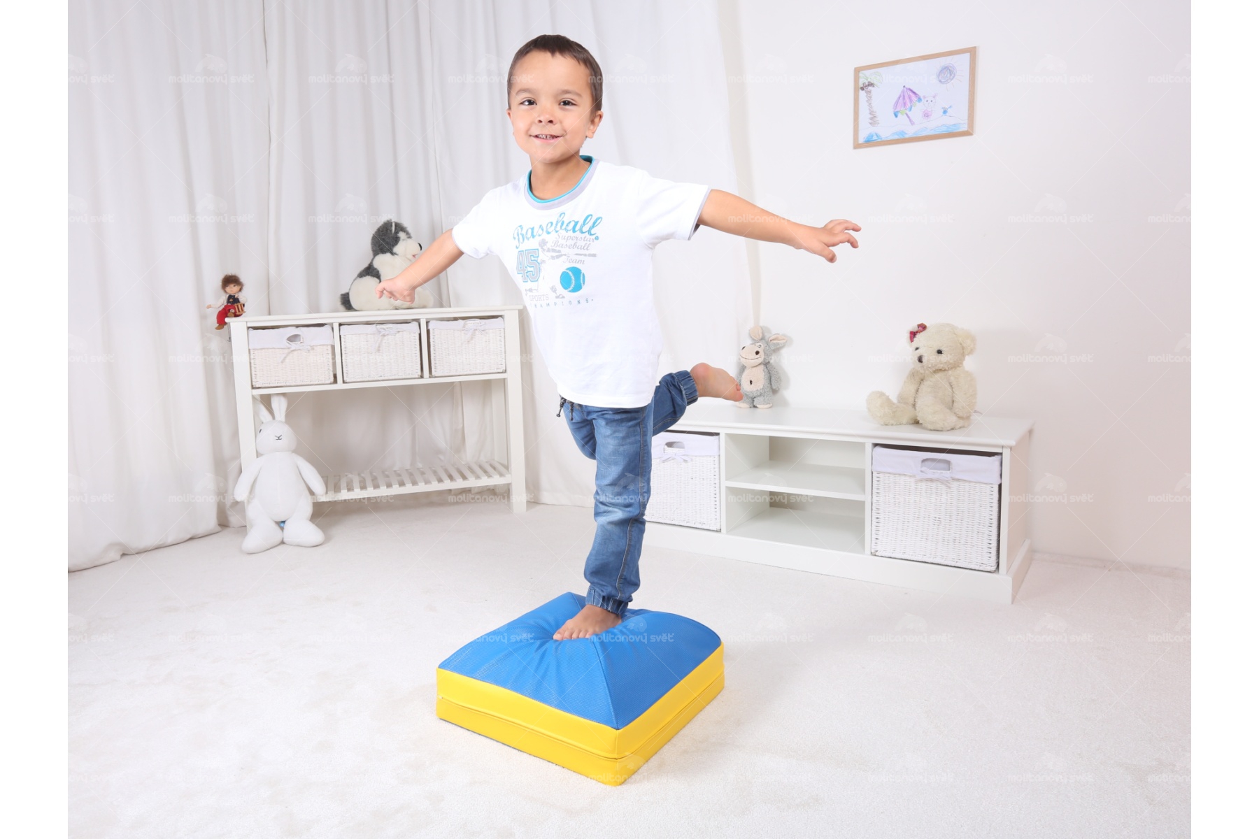 Balanční molitanová houpačka Koordinace STŘEDNÍ - střední houpadlo Bonbon