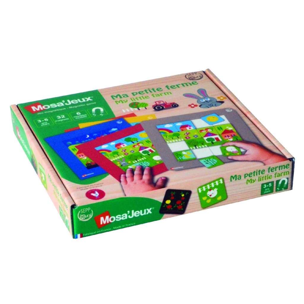 MosaJeuxMoje malá farma magnetická mozaika 