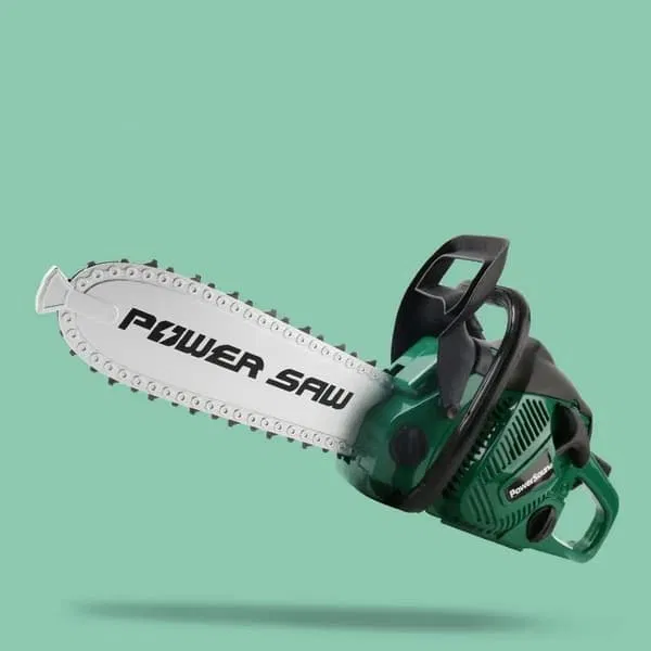 Motorová pila 40cm na baterie se zvukem zelená