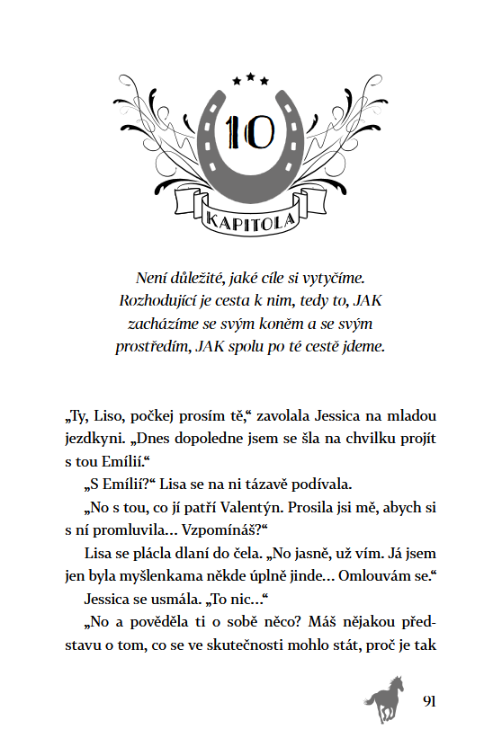 Dívka a poník - Štěstí v sedle