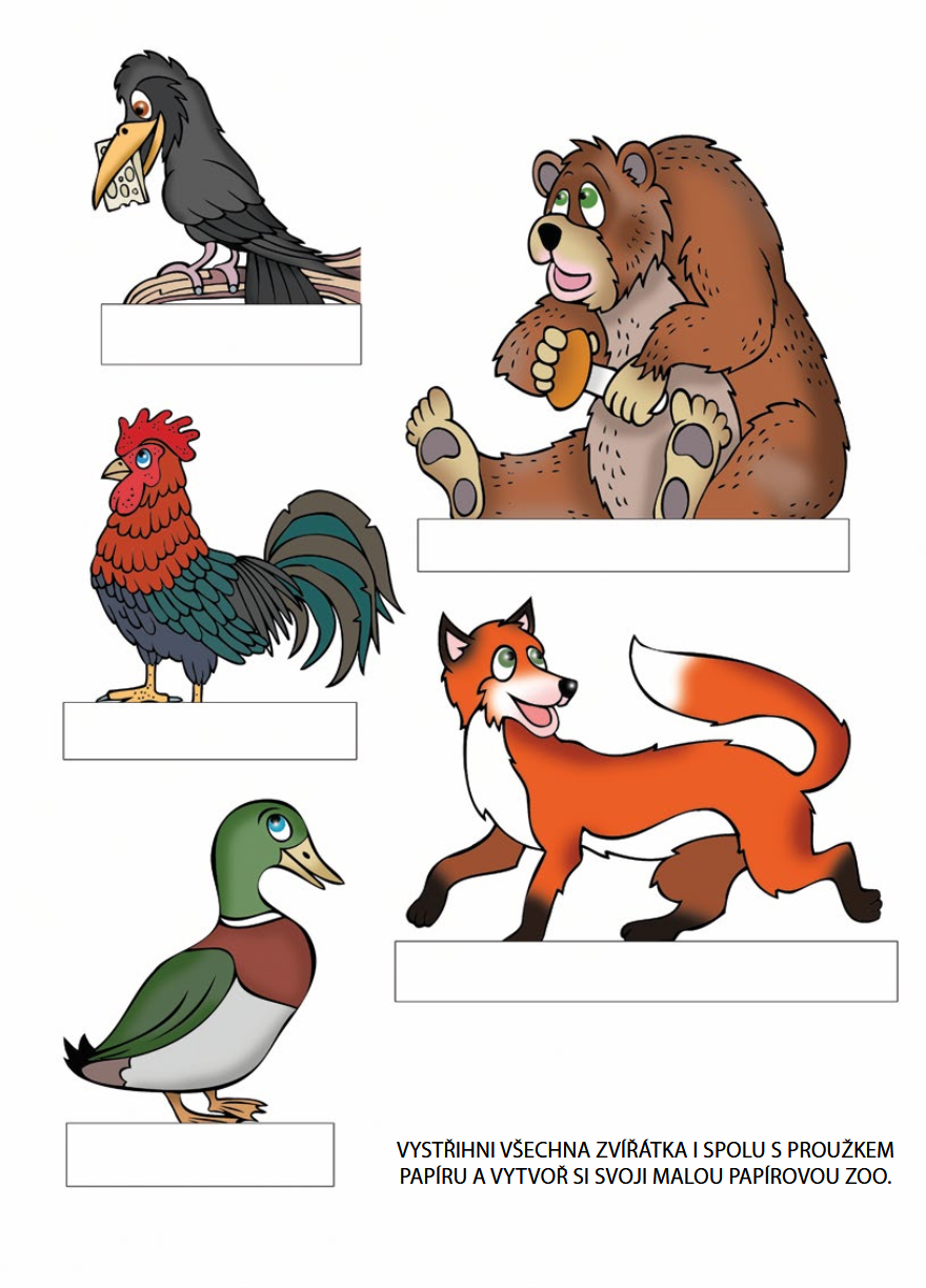 Zábavné skládačky a vystřihovánky pro šikovné děti