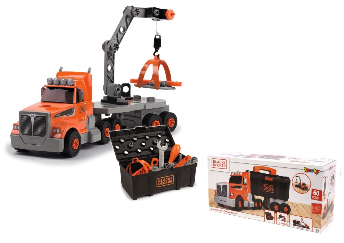 Smoby Black & Decker Kamion Bricolo s nářadím