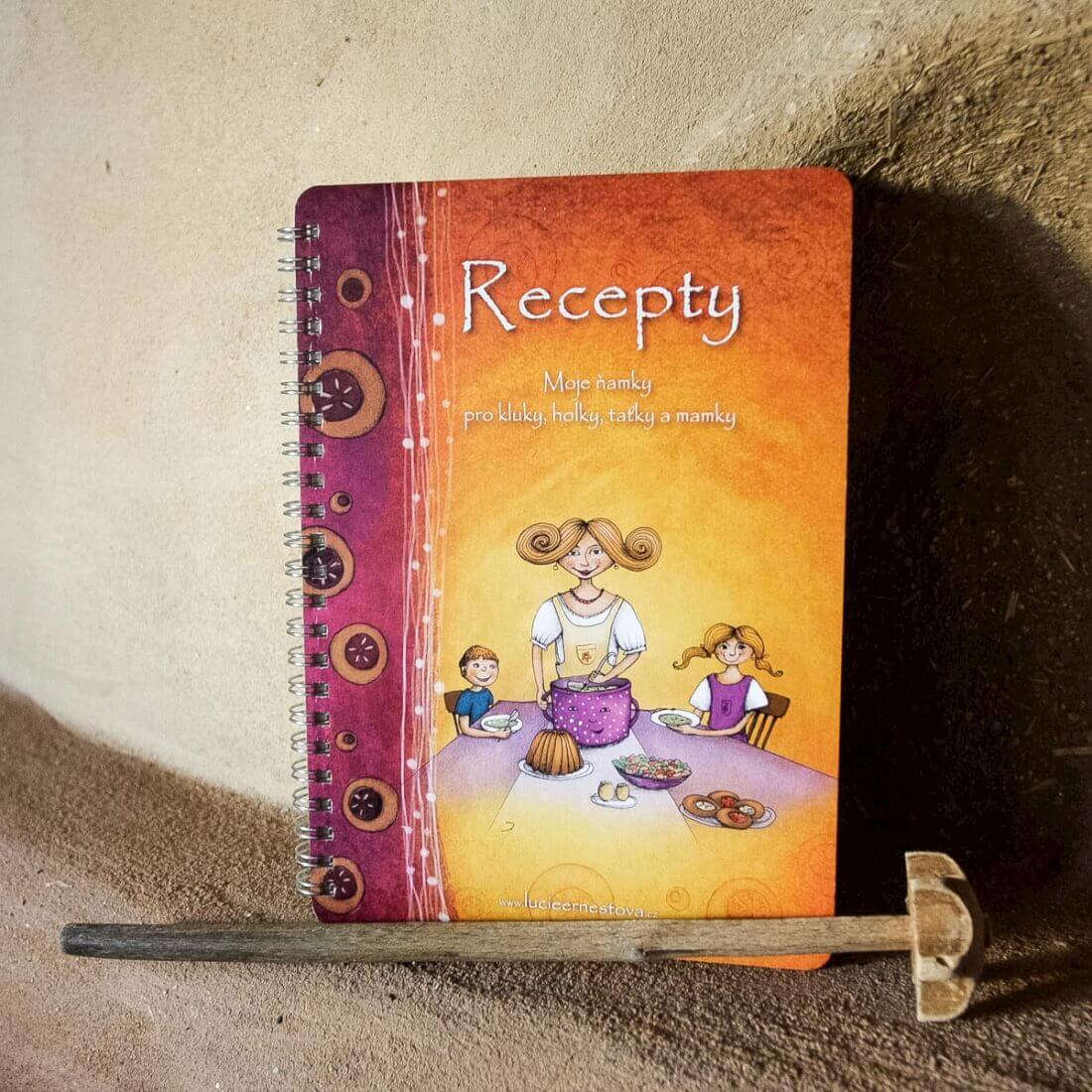 Lucie Ernestová - Blok A5 linkovaný - Blok Maminčiny recepty