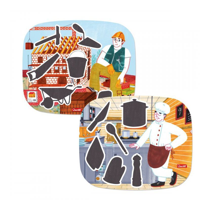 Quercetti Montessori Works Magnetic sorting lotto – magnetické loto