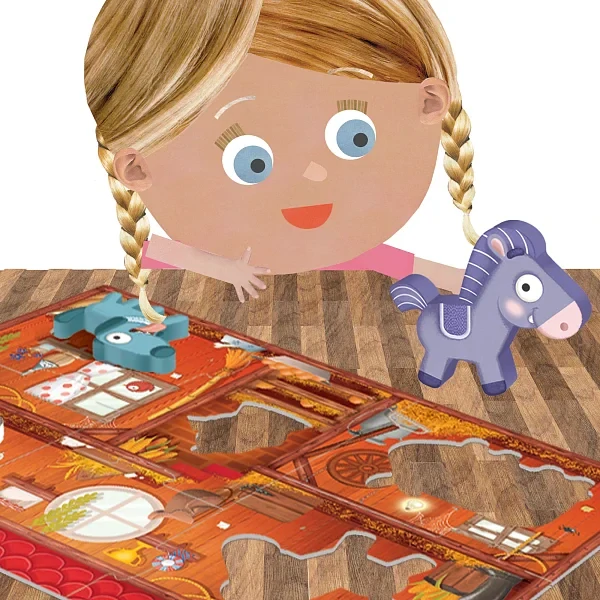 HEADU: Montessori Moje první puzzle - Farma