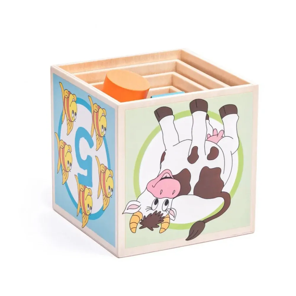 Věž zvířátka 5 kostek