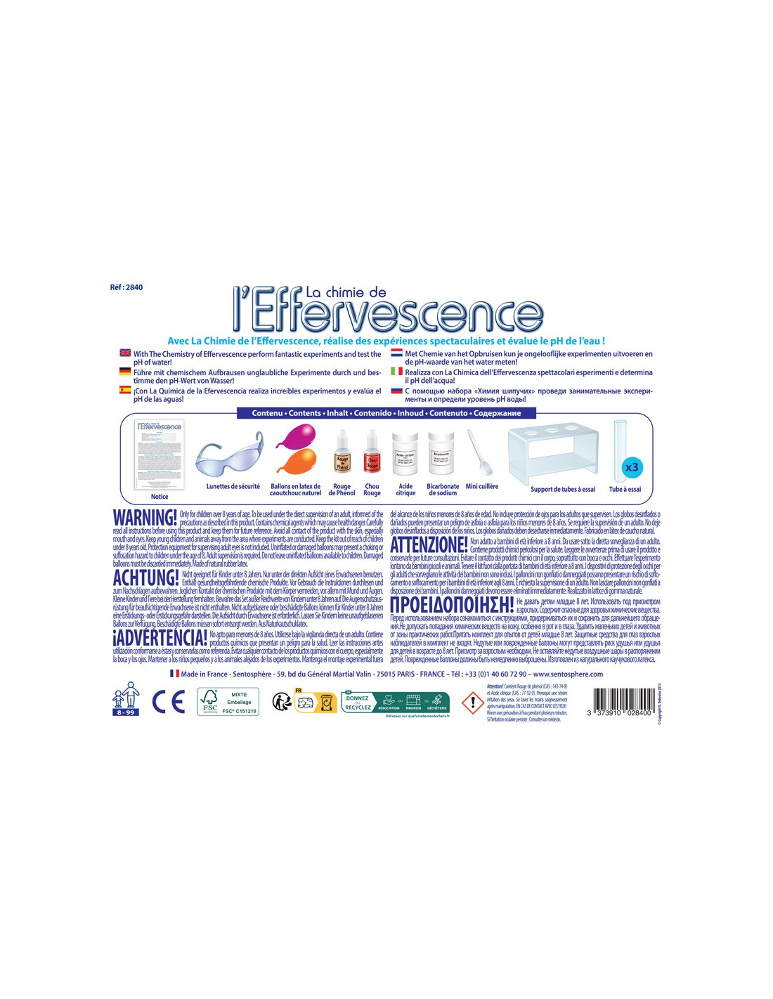 Vědecká laboratoř - Šumivé látky