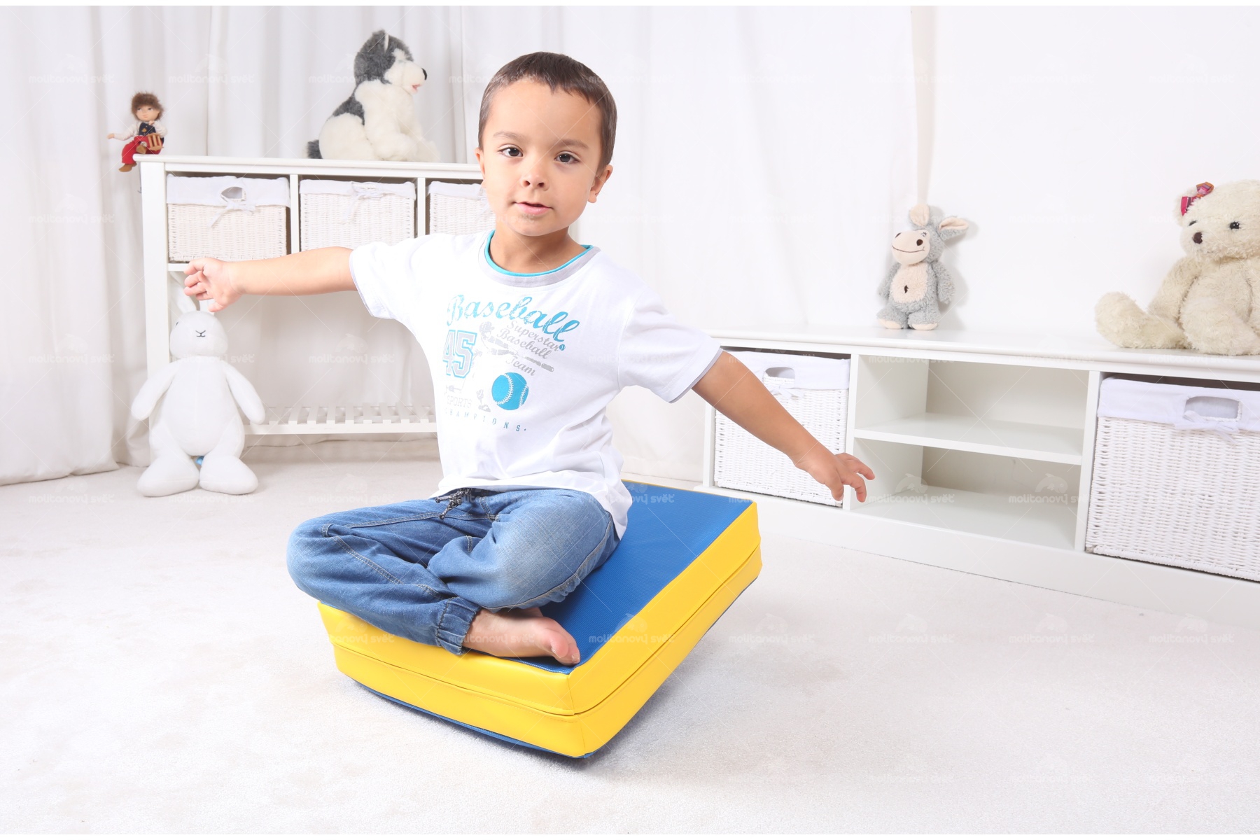 Balanční molitanová houpačka Koordinace STŘEDNÍ - střední houpadlo Bonbon