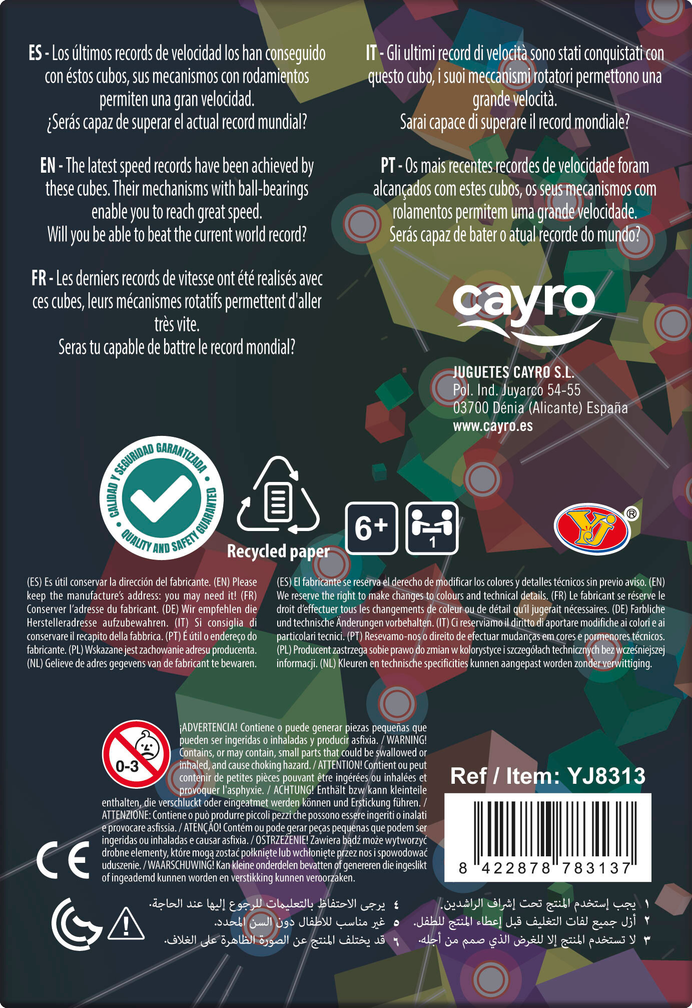 Hrací kostka - hlavolam