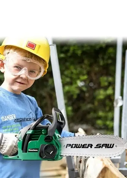 Motorová pila 40cm na baterie se zvukem zelená