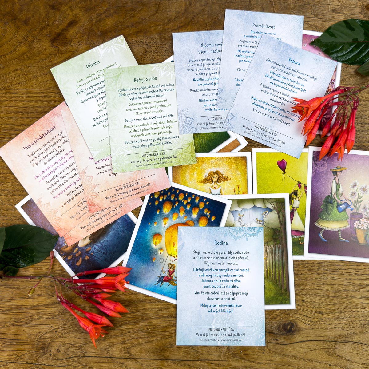 Lucie Ernestová - Darovací kartičky pro inspiraci