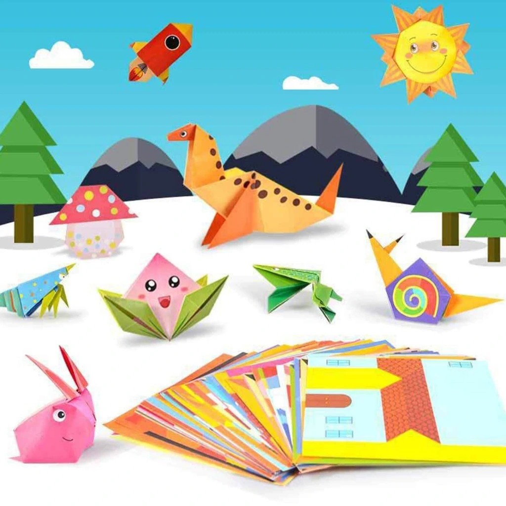 Origami Barevný papírový set