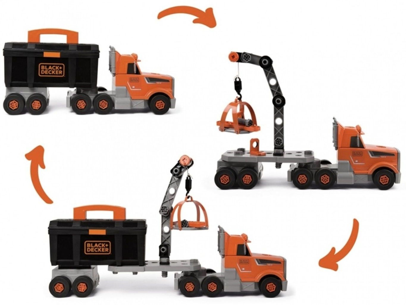 Smoby Black & Decker Kamion Bricolo s nářadím