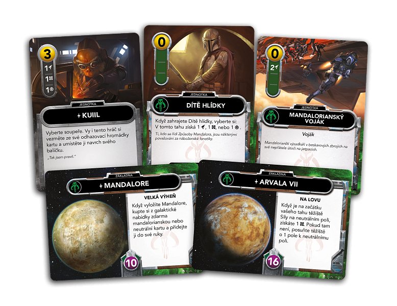 Star Wars: The Deckbuilding Game - Mandalorian, balíček frakce