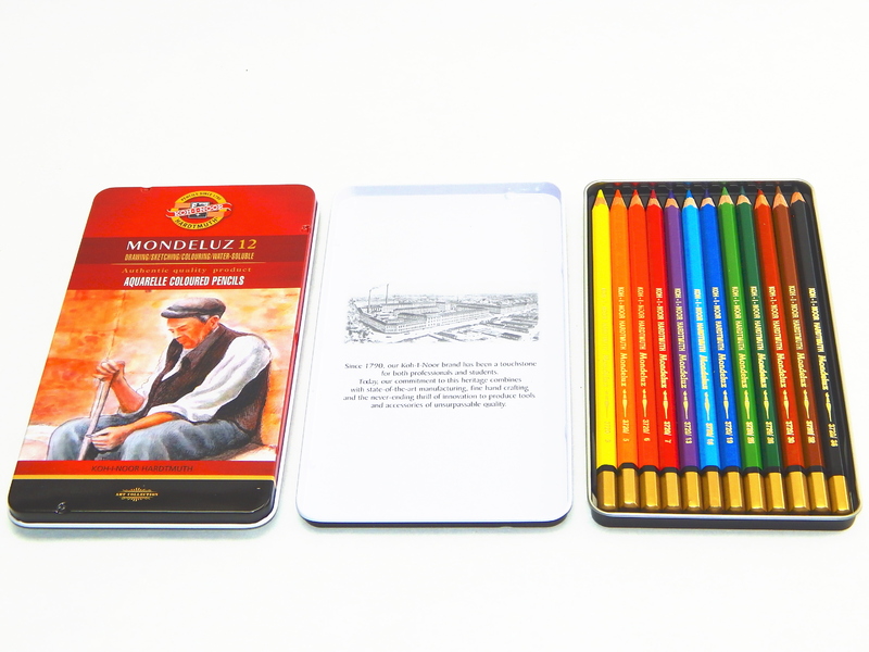 Umělecké akvarelové pastelky 12 ks Koh-I-Noor Mondeluz 3722 Dědeček