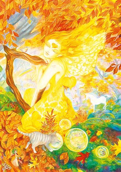 Kreativita - omalovánka mandala Anděl inspirace - Marie Brožová 