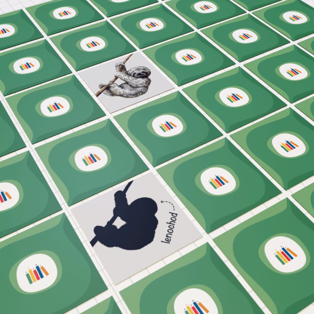 Domino - Siluety zvířat - od 6 let