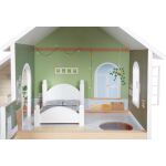  small foot Dřevěný domeček pro panenky s terasou