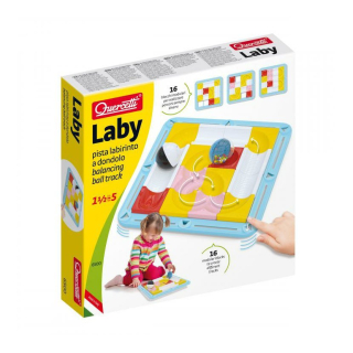 Quercetti Laby - Plochá kuličková dráha pro nejmenší (od 18 měsíců)