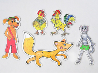 Loutkové divadlo Marionetino - Loutky - Zvířátka a liška