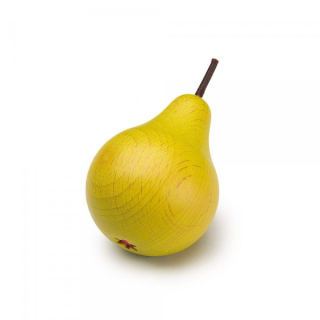 Erzi obchůdek & kuchyňka - zelená hruška - dřevěné ovoce na hraní 