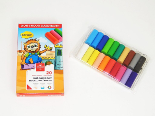 Modelovací hmota Koh-I-Noor 20 x 20 g - školní plastelína modelína