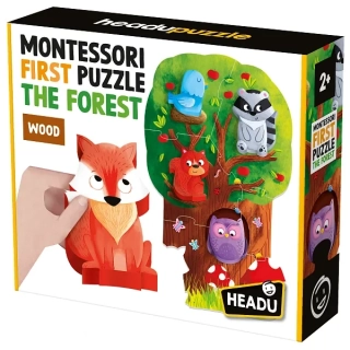 HEADU: Montessori Moje první puzzle - Les