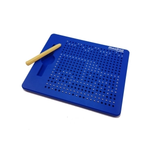Magnetická kreslící tabulka Magpad - modrá - 380 kuliček