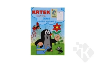 Krtek - obtáhni a vykresli - omalovánky A5