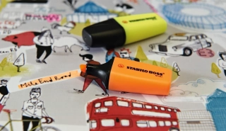 Stabilo zvýrazňovač Boss mini Sweet friends oranžový