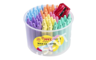 jovi voskovky pastel 60ks + ořezávátko