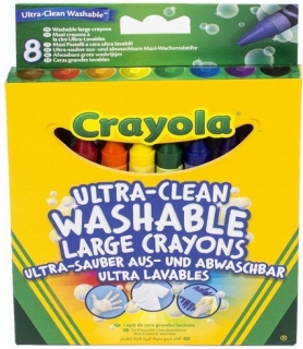 crayola voskovky extra smyvatelné 8 ks