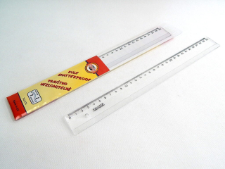 Pravítko 30cm nelámavé čiré