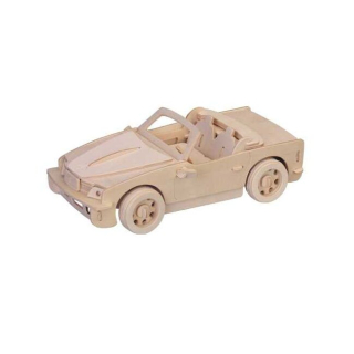 Dřevěné 3D puzzle malé BMW