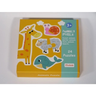 Puzzle Zvířátka 24 kusů