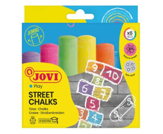JOVI Maxi Street křídy barevné 6ks