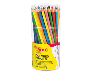 JOVI nedřevěné pastelky trojhranné - ekonomické balení 84ks, 12barev