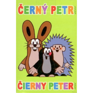 Karty Krteček Černý Petr papír