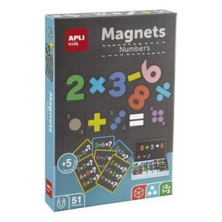 Magnetická hra "Magnets", 51 ks, čísla